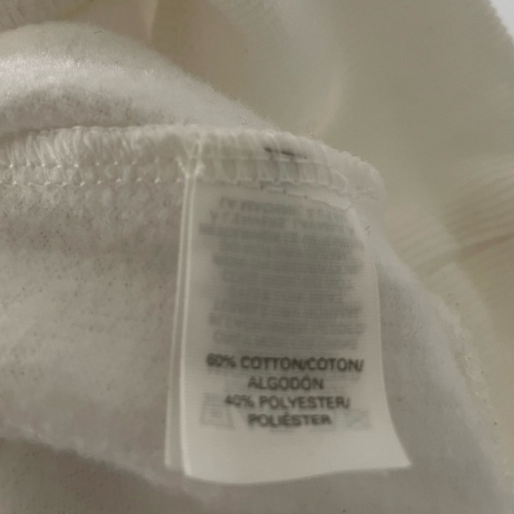 Victoria Secret Angel White Cotton Sweatshirt - Picture 2 of 4